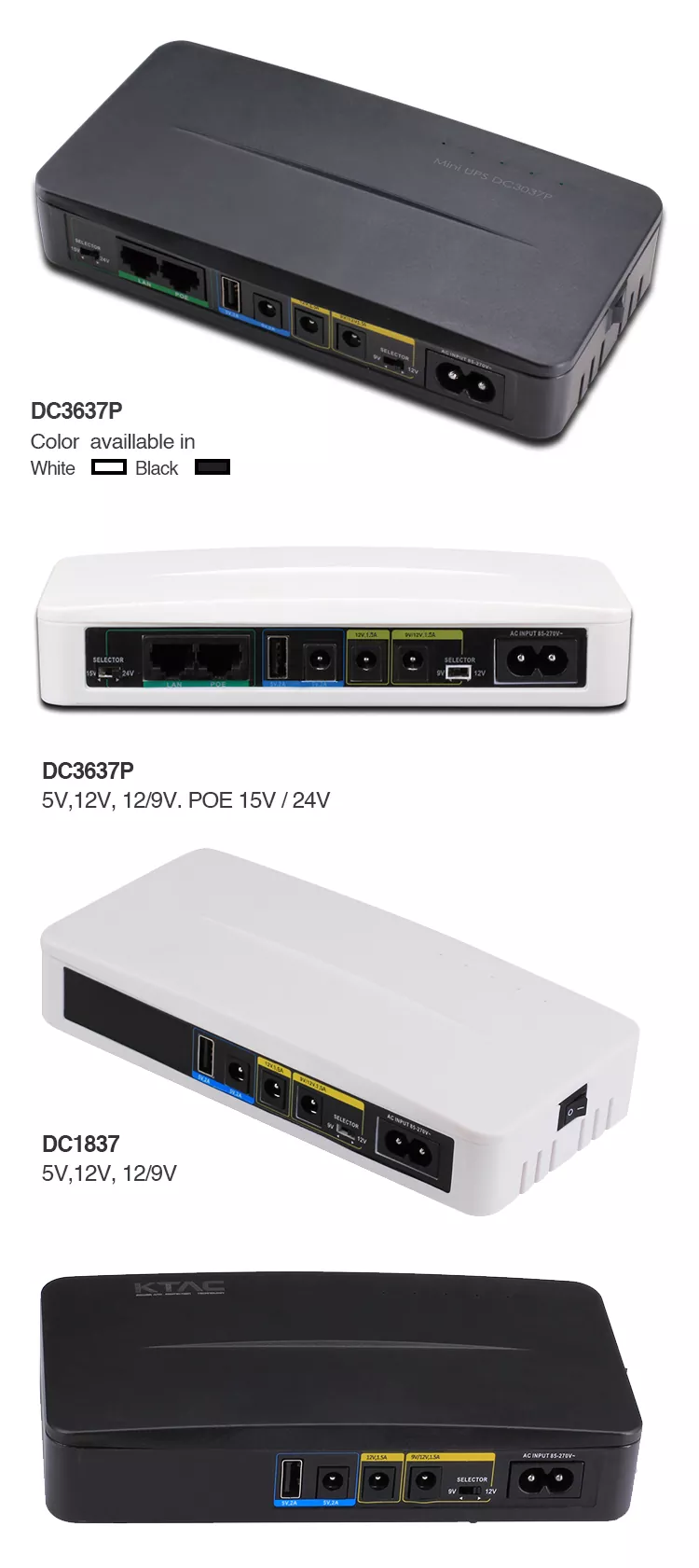 36W DC Mini UPS